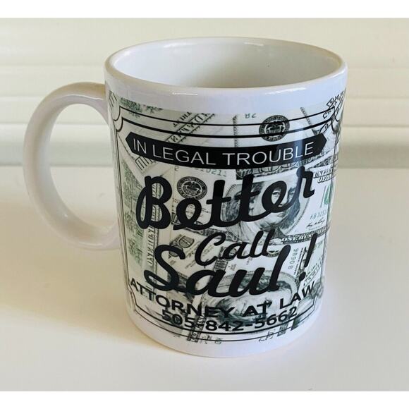 New Better Call Saul Attorney at Law 12 oz Ceramic Coffee Mug Breaking Bad - Picture 1 of 1